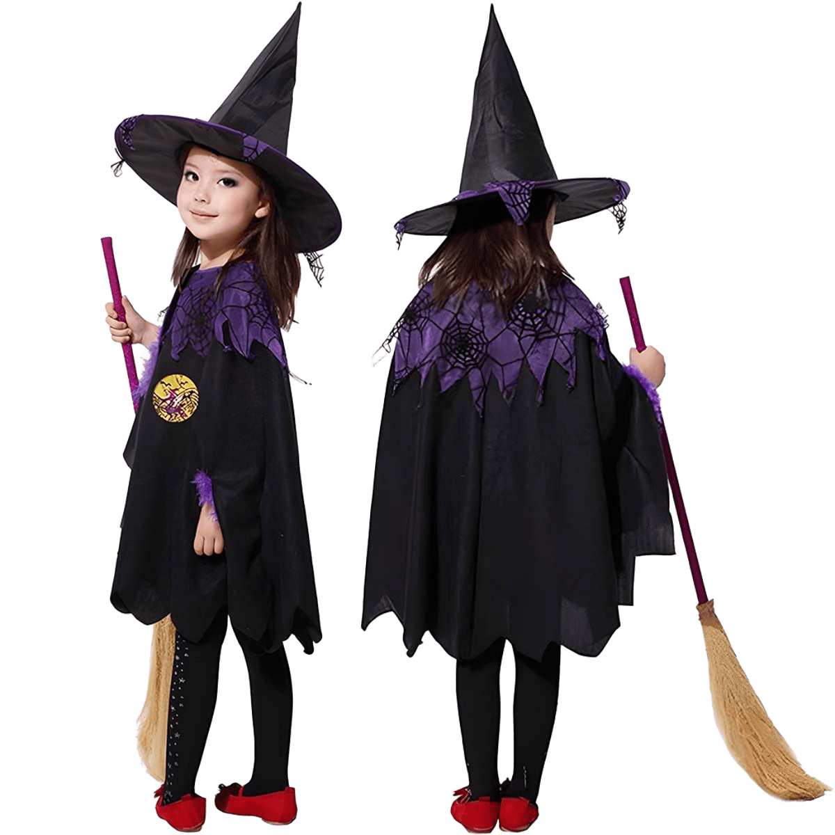 Enchanted Witch Cape & Hat Set