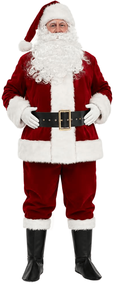 Men’s Classic Santa Claus Christmas Costume Set