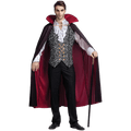 Men’s Vampire Dracula Halloween Costume – Gothic Cape & Victorian Outfit