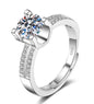 Female Imitation Moissan Diamond Ring