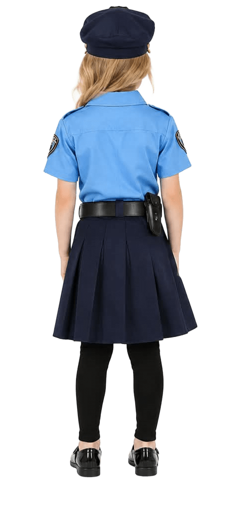 Girls’ Police Officer Halloween Costume Set