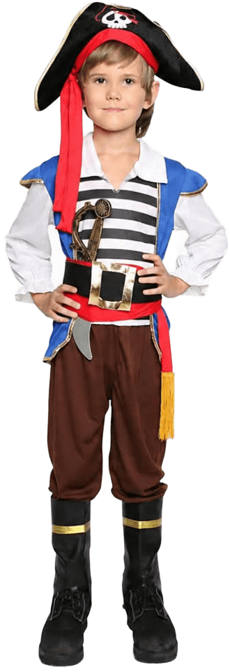 Boys’ Classic Pirate Halloween Costume Set