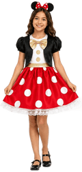 Girls Red Polka Dot Mouse Costume Dress – Halloween Party Outfit