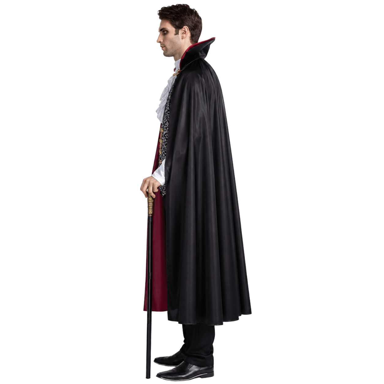 Men’s Vampire Dracula Halloween Costume – Gothic Cape & Victorian Outfit
