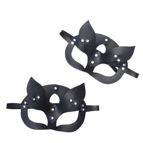 Black Cat Eye Mask – Gothic Halloween Cat Costume Mask