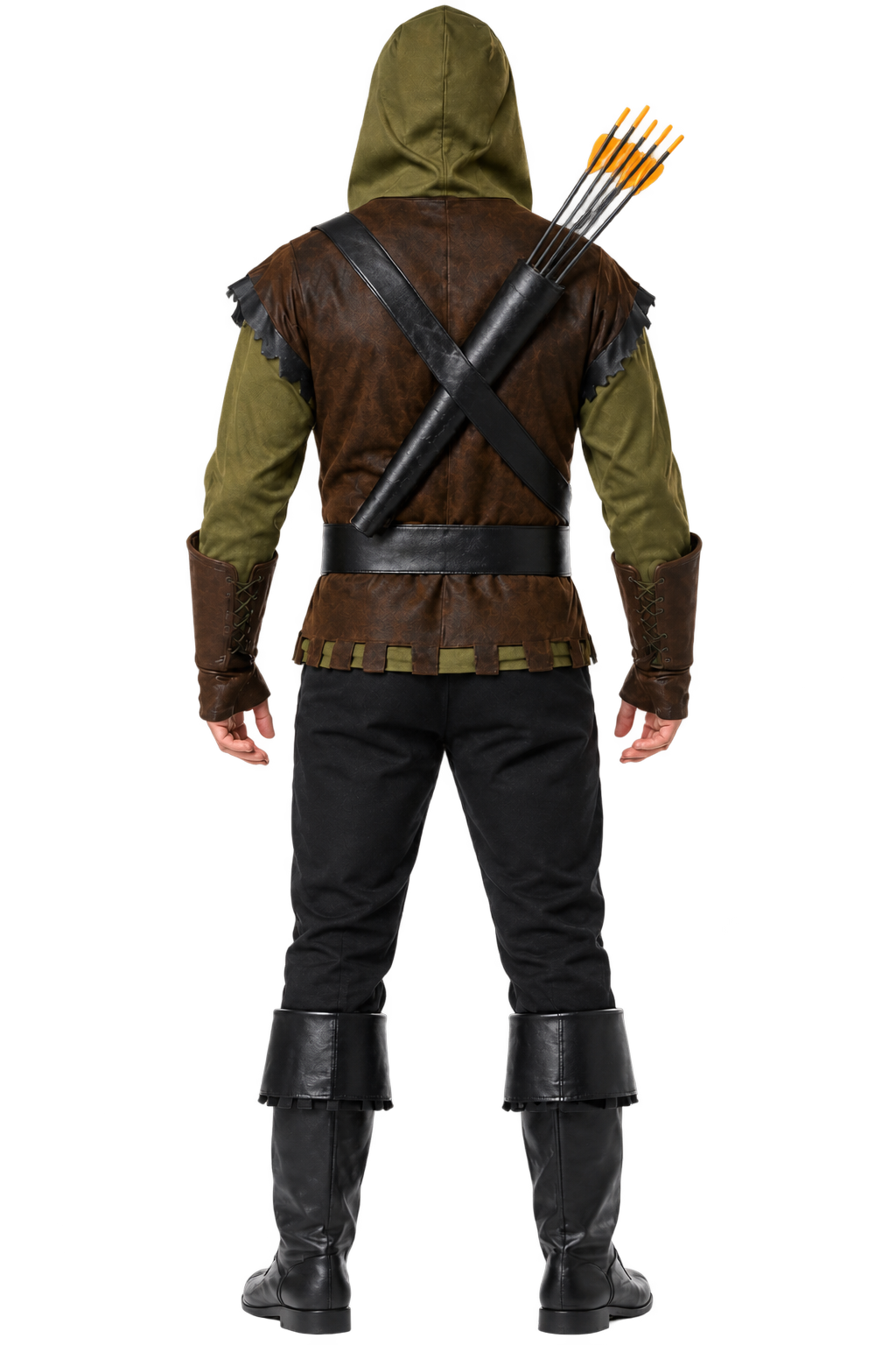Men’s Medieval Hooded Archer Halloween Costume