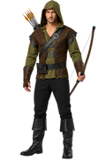 Men’s Medieval Hooded Archer Halloween Costume