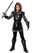 Girls’ Medieval Knight Halloween Costume Set