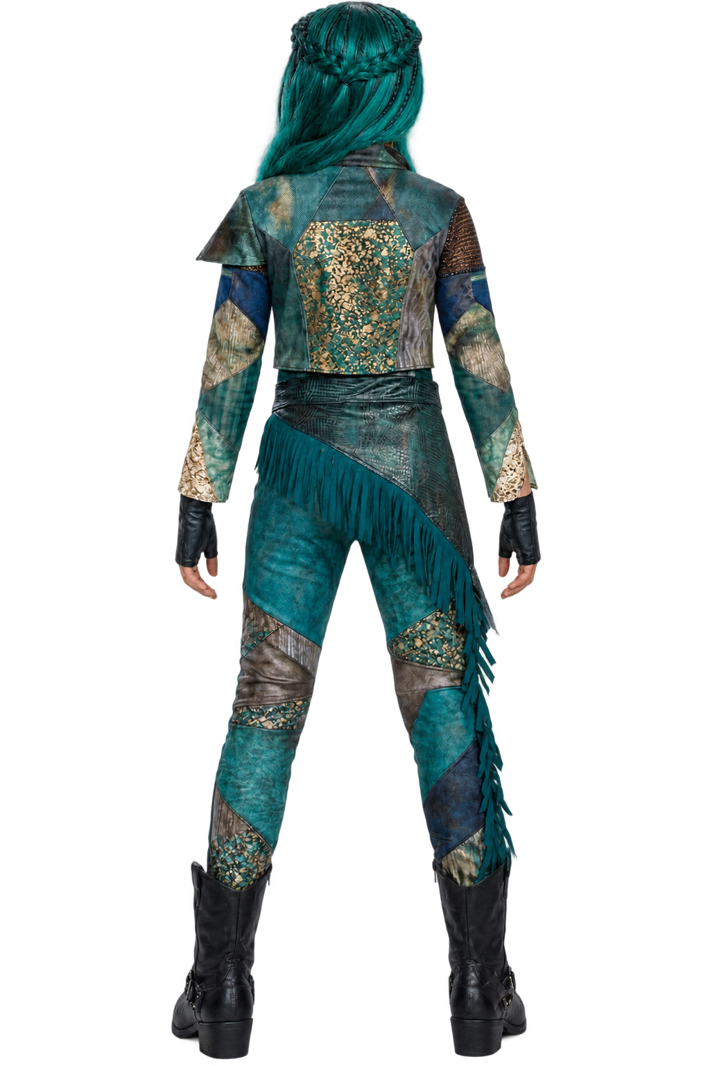Girls’ Teal Pirate Halloween Costume Set