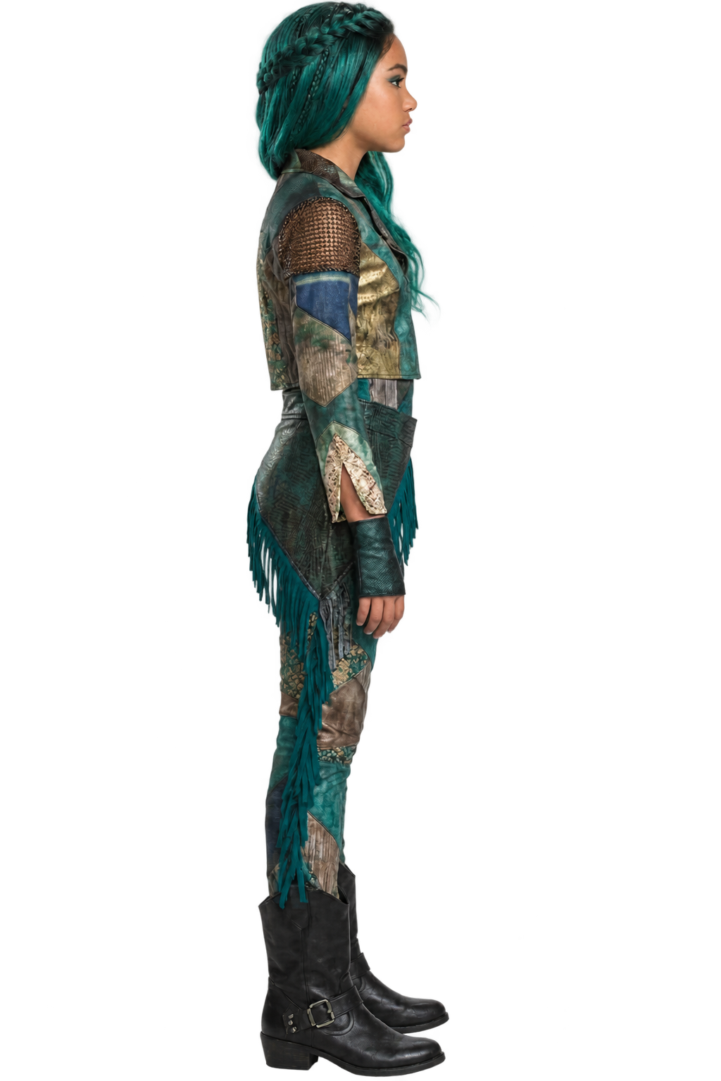 Girls’ Teal Pirate Halloween Costume Set