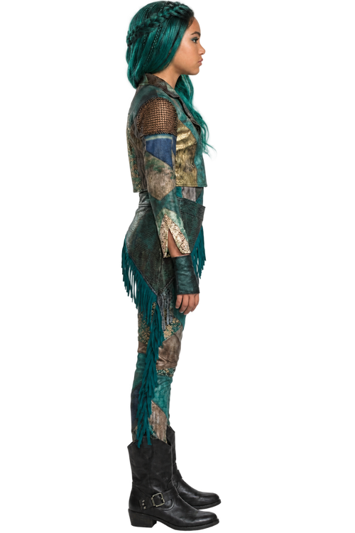 Girls’ Teal Pirate Halloween Costume Set