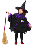 Enchanted Witch Cape & Hat Set