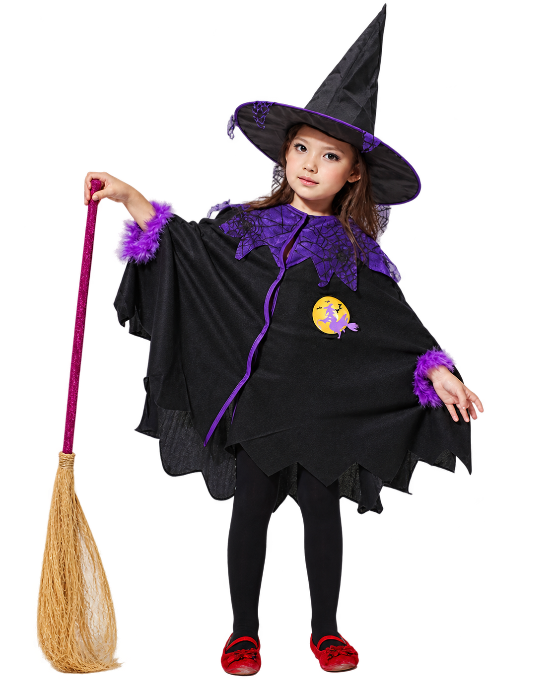 Enchanted Witch Cape & Hat Set