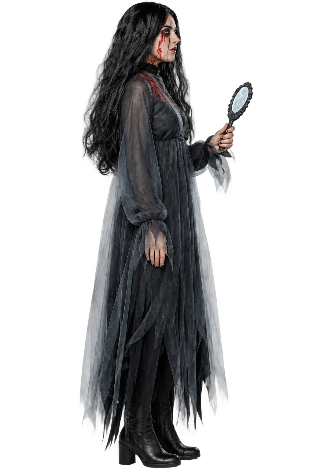 Women’s Haunted Ghost Costume – Scary Halloween Dress