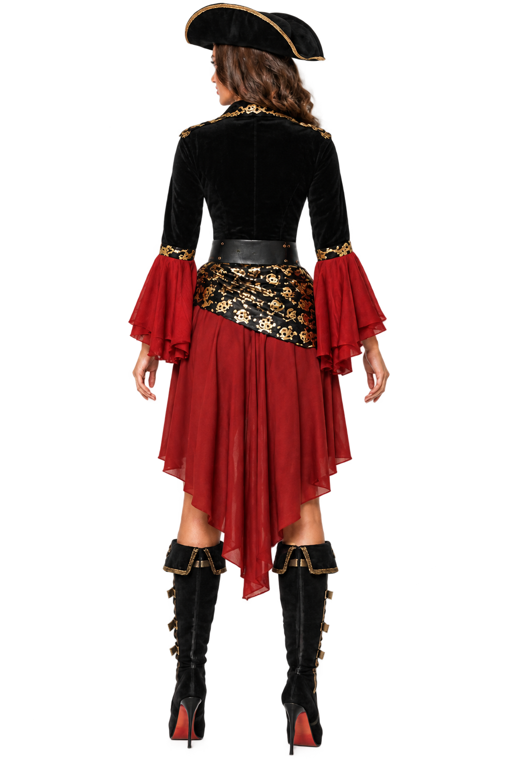Women’s Pirate Captain Halloween Costume Set