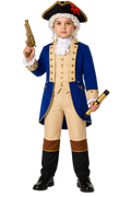 Boys’ Deluxe Colonial General Costume Set with Accessories – Royal Blue
