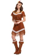 Girls’ Western Frontier Fringe Halloween Costume
