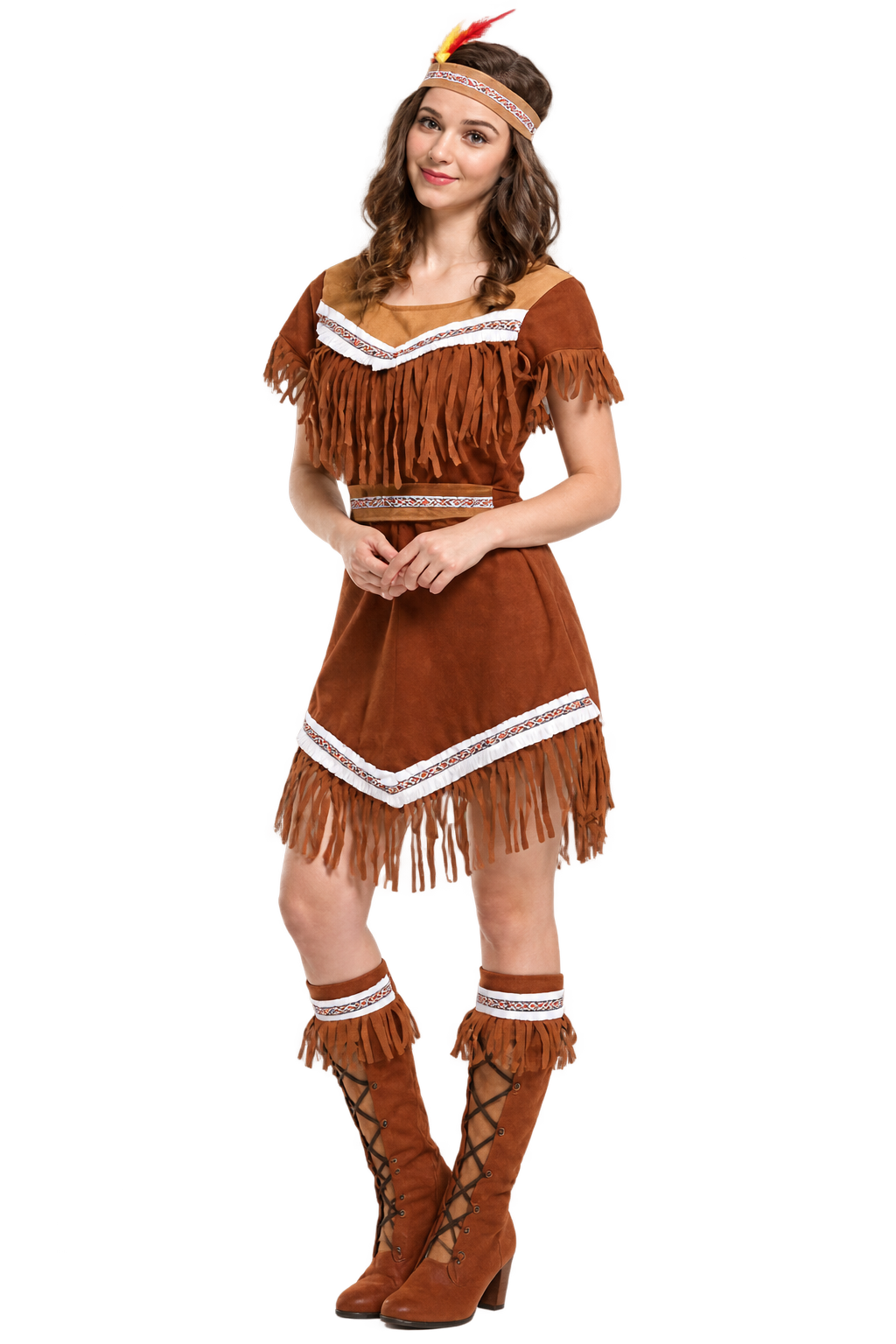 Girls’ Western Frontier Fringe Halloween Costume