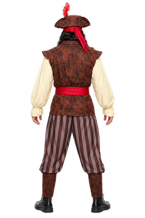 Men’s Classic Caribbean Pirate Halloween Costume