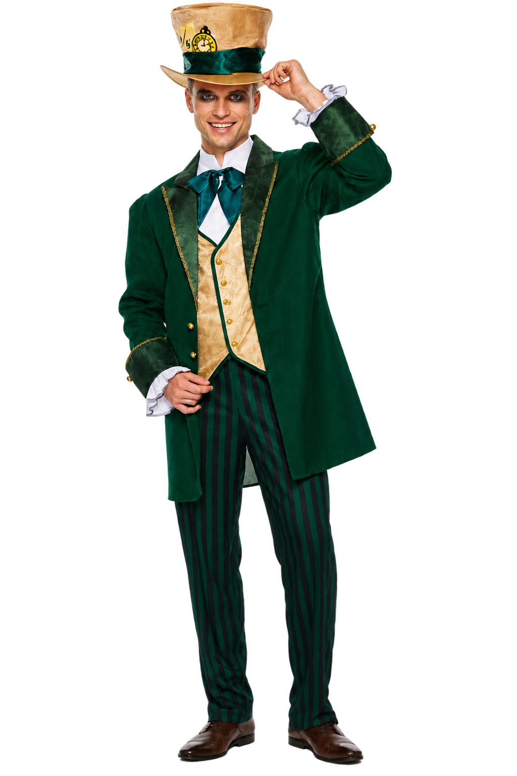 Men’s Mad Hatter Halloween Costume Set
