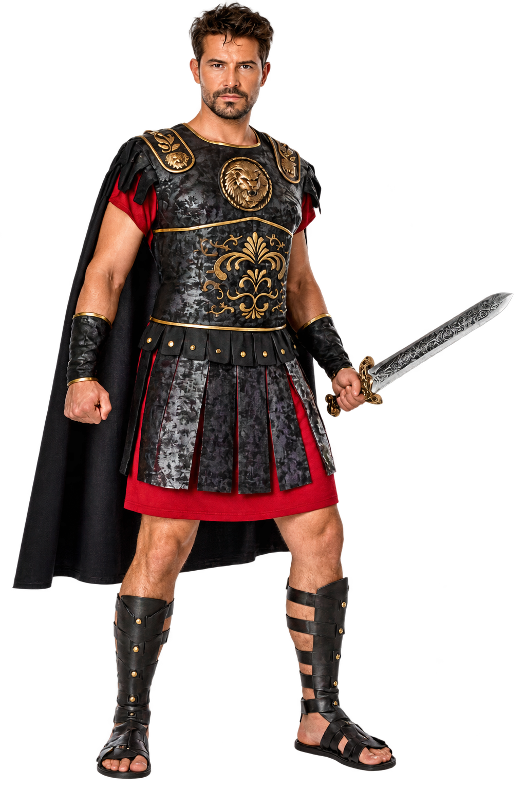 Men’s Roman Gladiator Warrior Halloween Costume