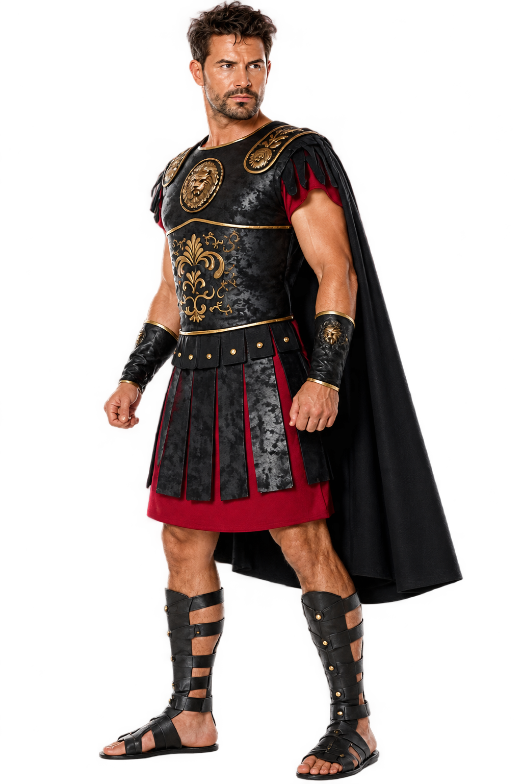 Men’s Roman Gladiator Warrior Halloween Costume