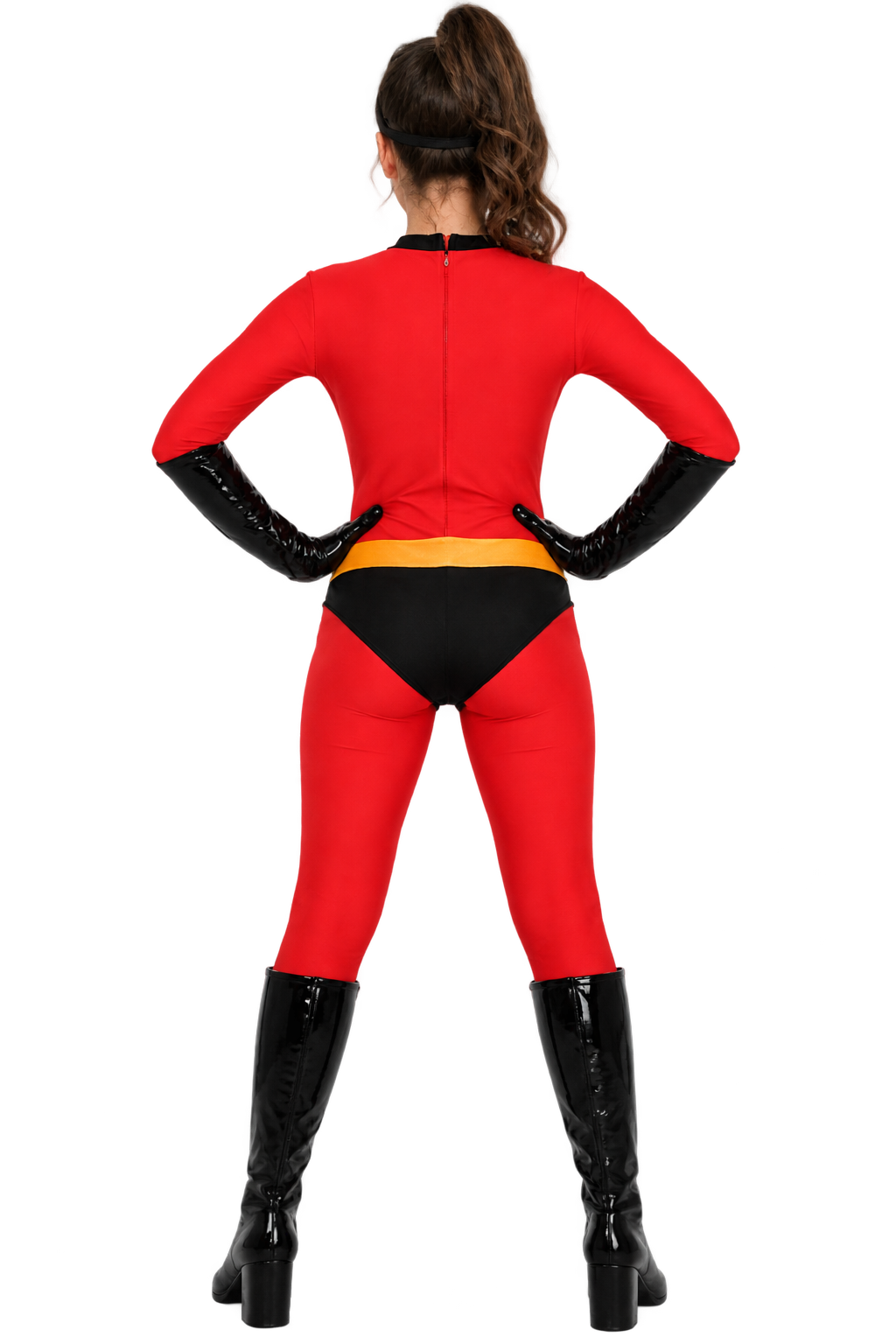 Girls’ Red Superhero Halloween Costume