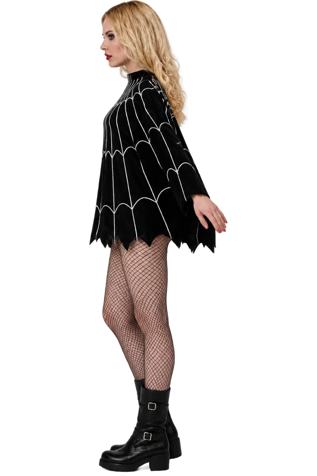 Women’s Spider Web Cape Halloween Costume