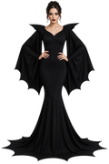 Women’s Gothic Bat Wing Halloween Dress