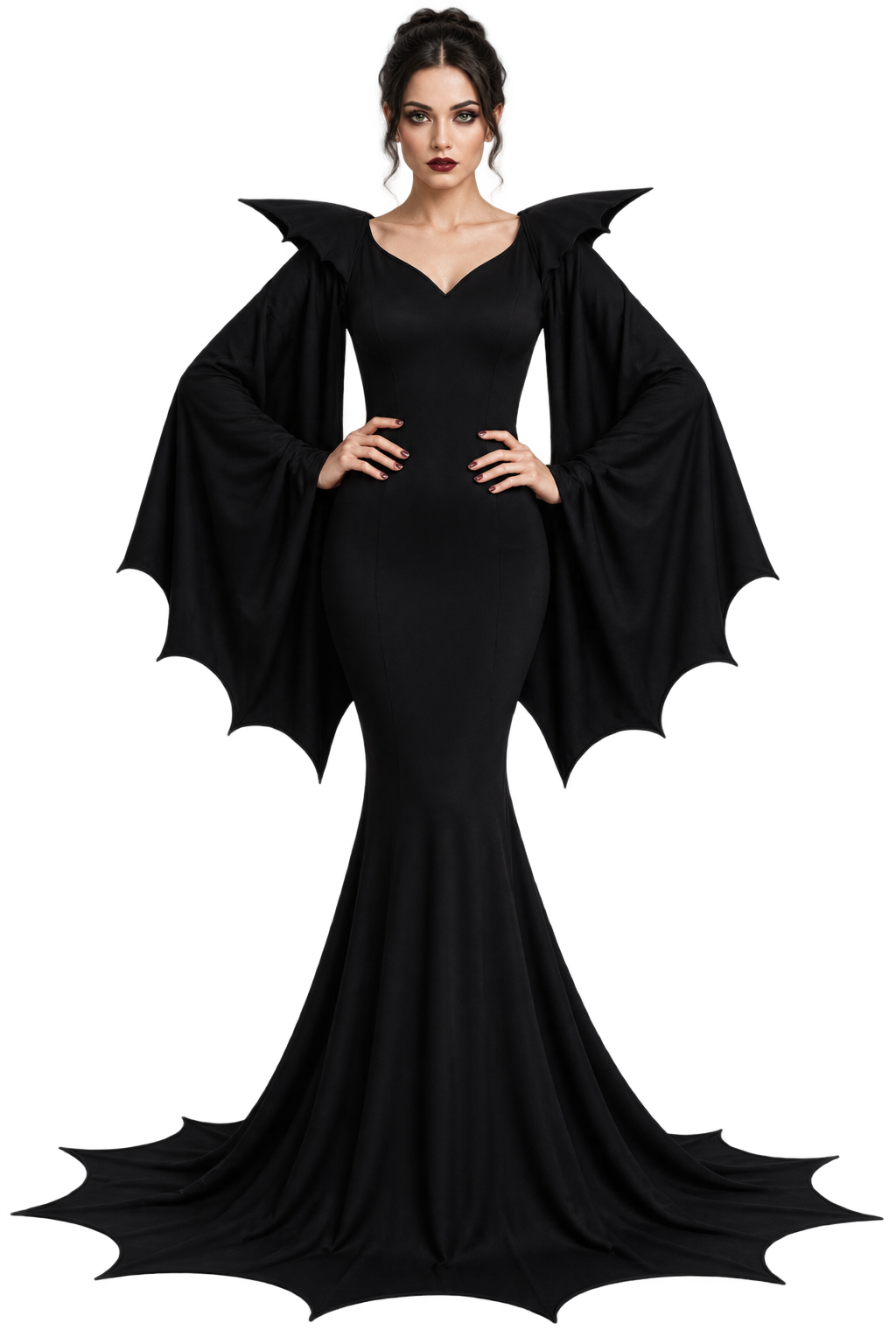 Women’s Gothic Bat Wing Halloween Dress