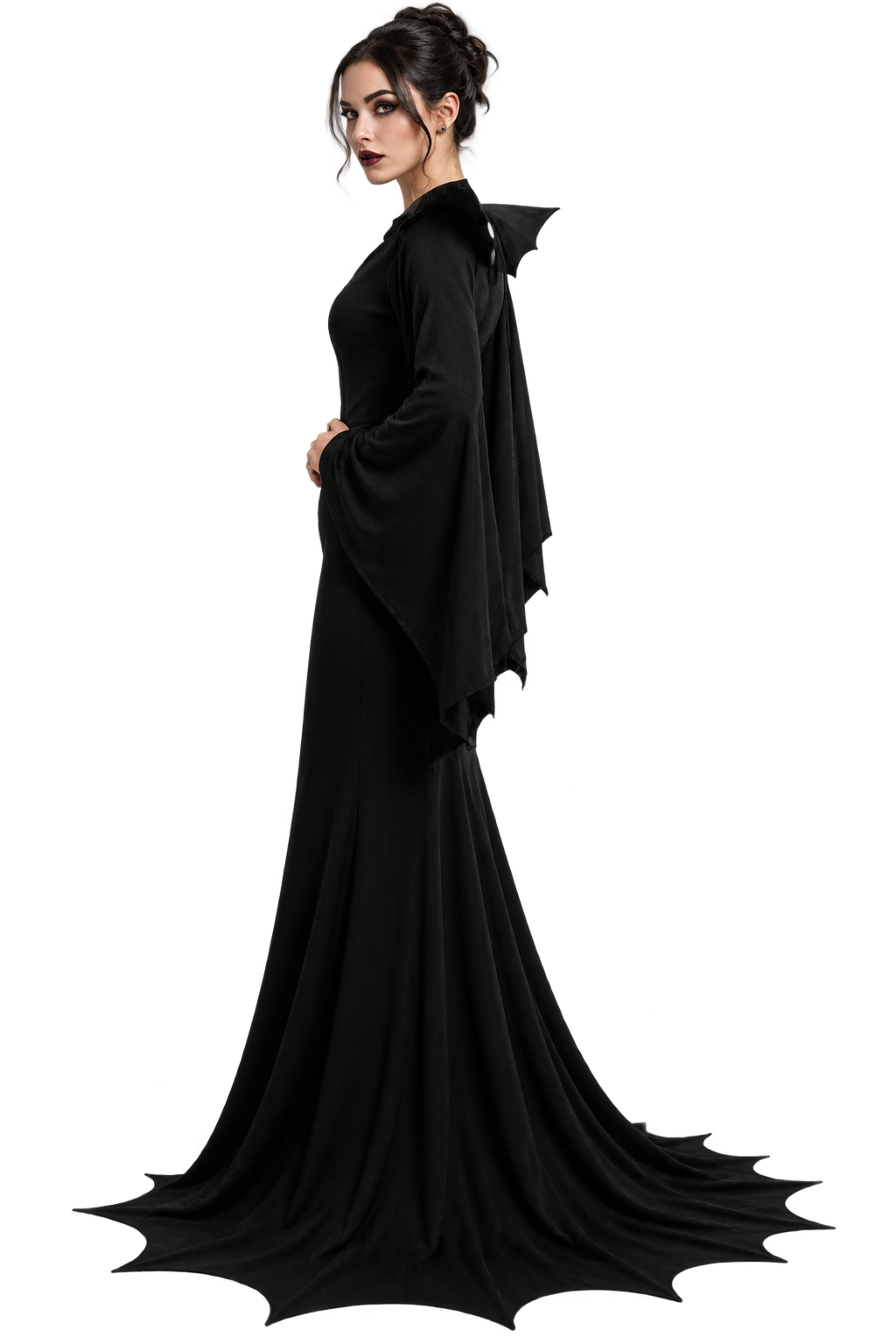 Women’s Gothic Bat Wing Halloween Dress