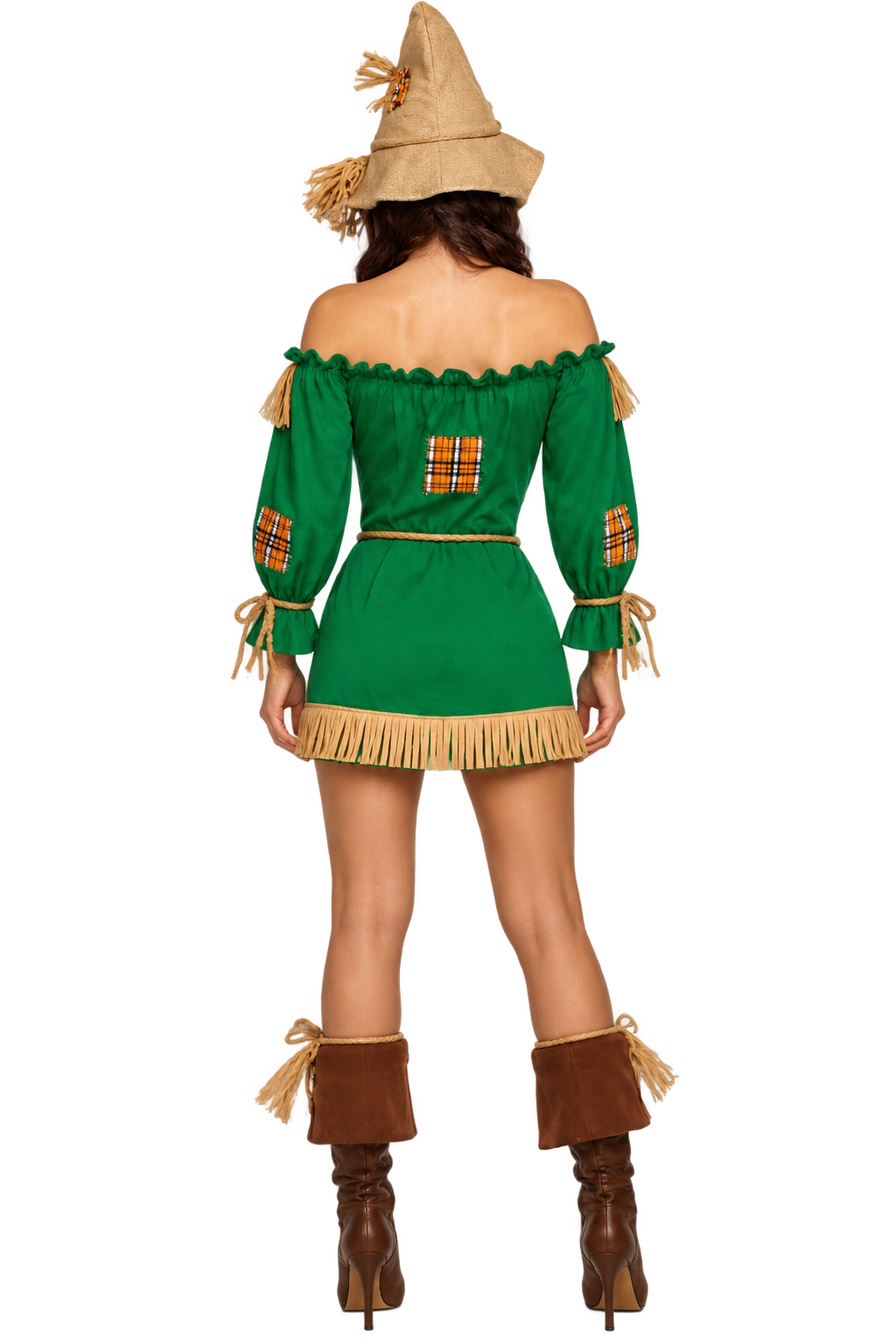 Women’s Green Scarecrow Halloween Costume