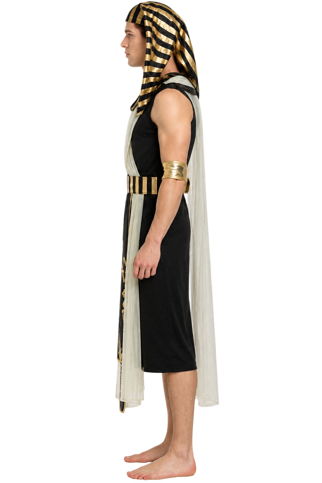 Egyptian Pharaoh Costume for Men – Ancient King Halloween Outfit