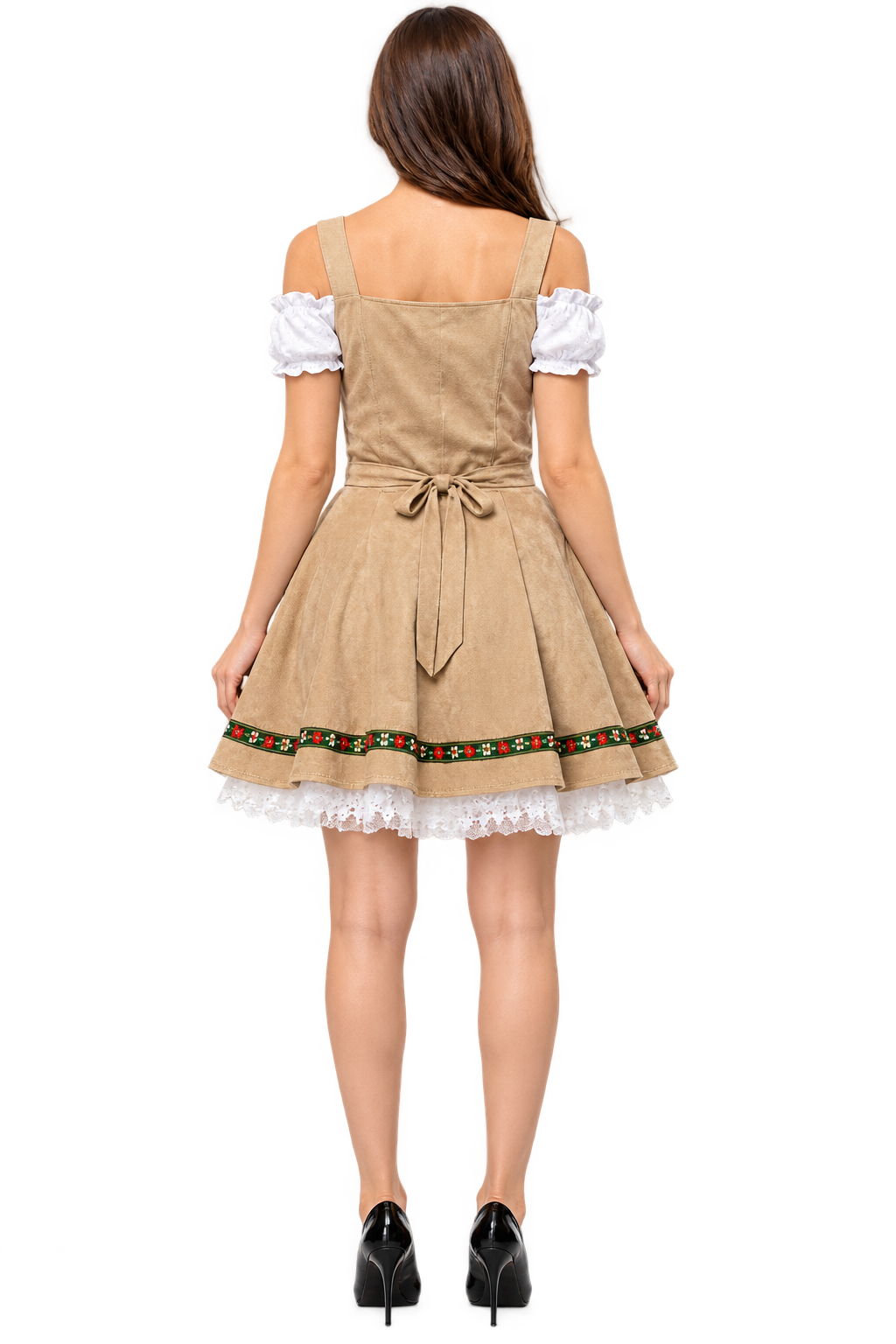 Women’s Bavarian Oktoberfest Dirndl Costume – Halloween Party Dress