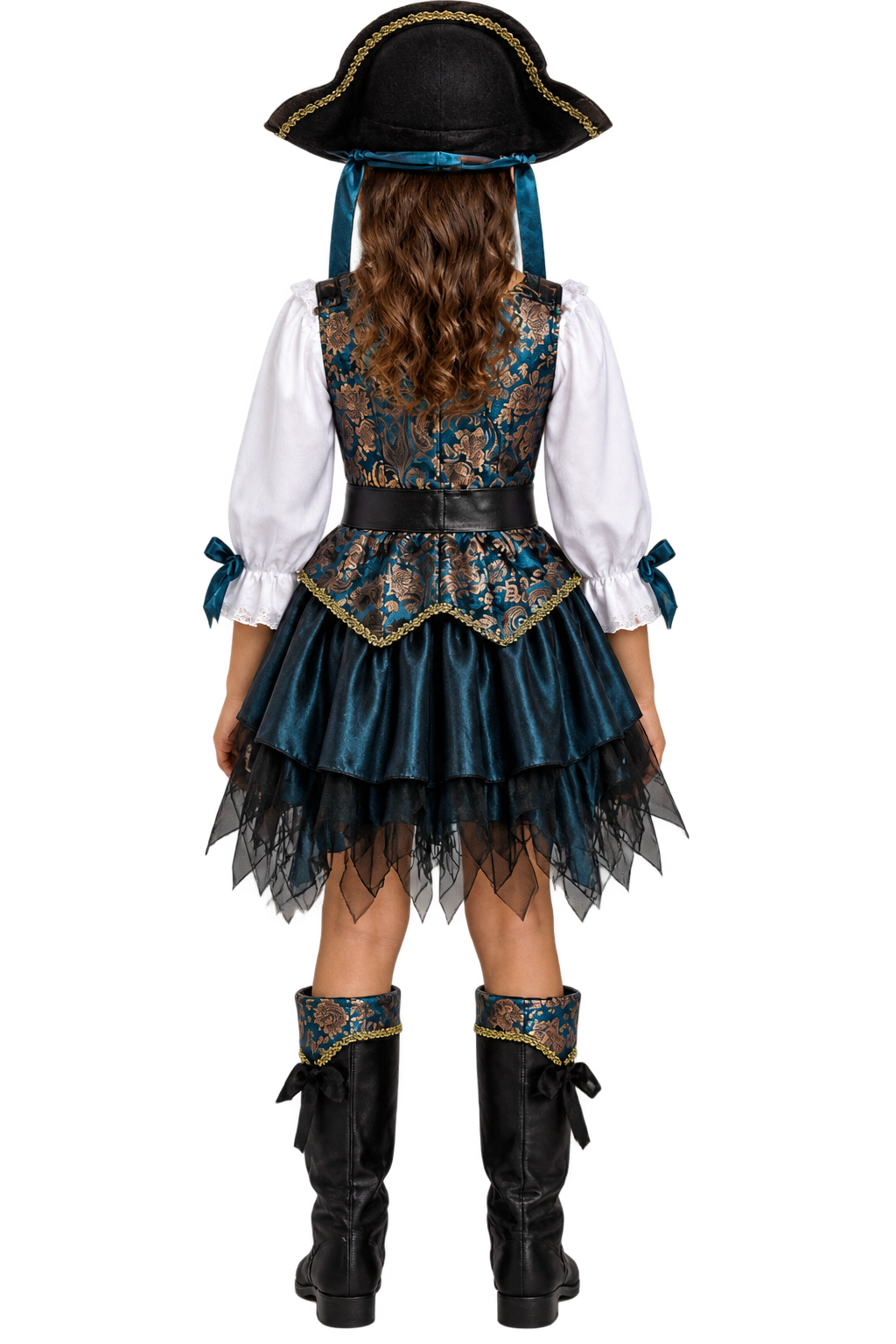 Girls Pirate Captain Costume – Halloween Adventure Dress