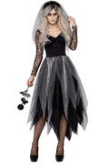 Women’s Haunted Ghost Bride Costume – Gothic Halloween Dress