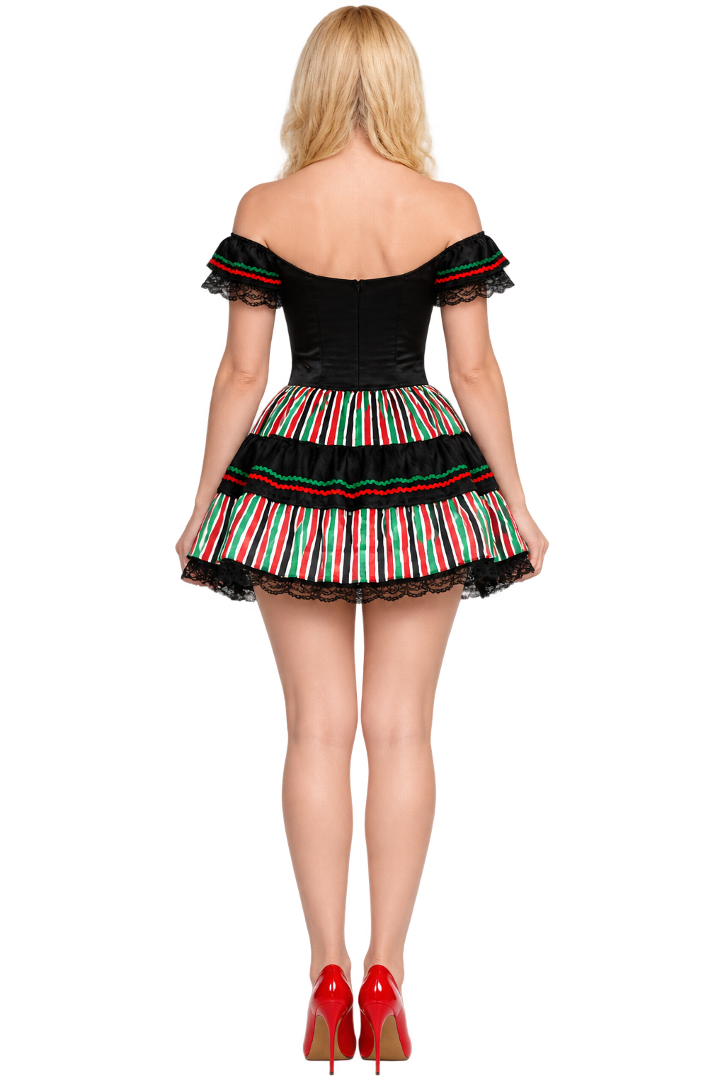 Women’s Sugar Skull Day of the Dead Costume – Halloween Dress