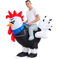 Adult Inflatable Rooster Rider Costume – Funny Halloween Outfit