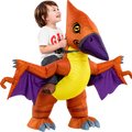 Kids Inflatable Pterodactyl Rider Costume – Dinosaur Halloween Outfit