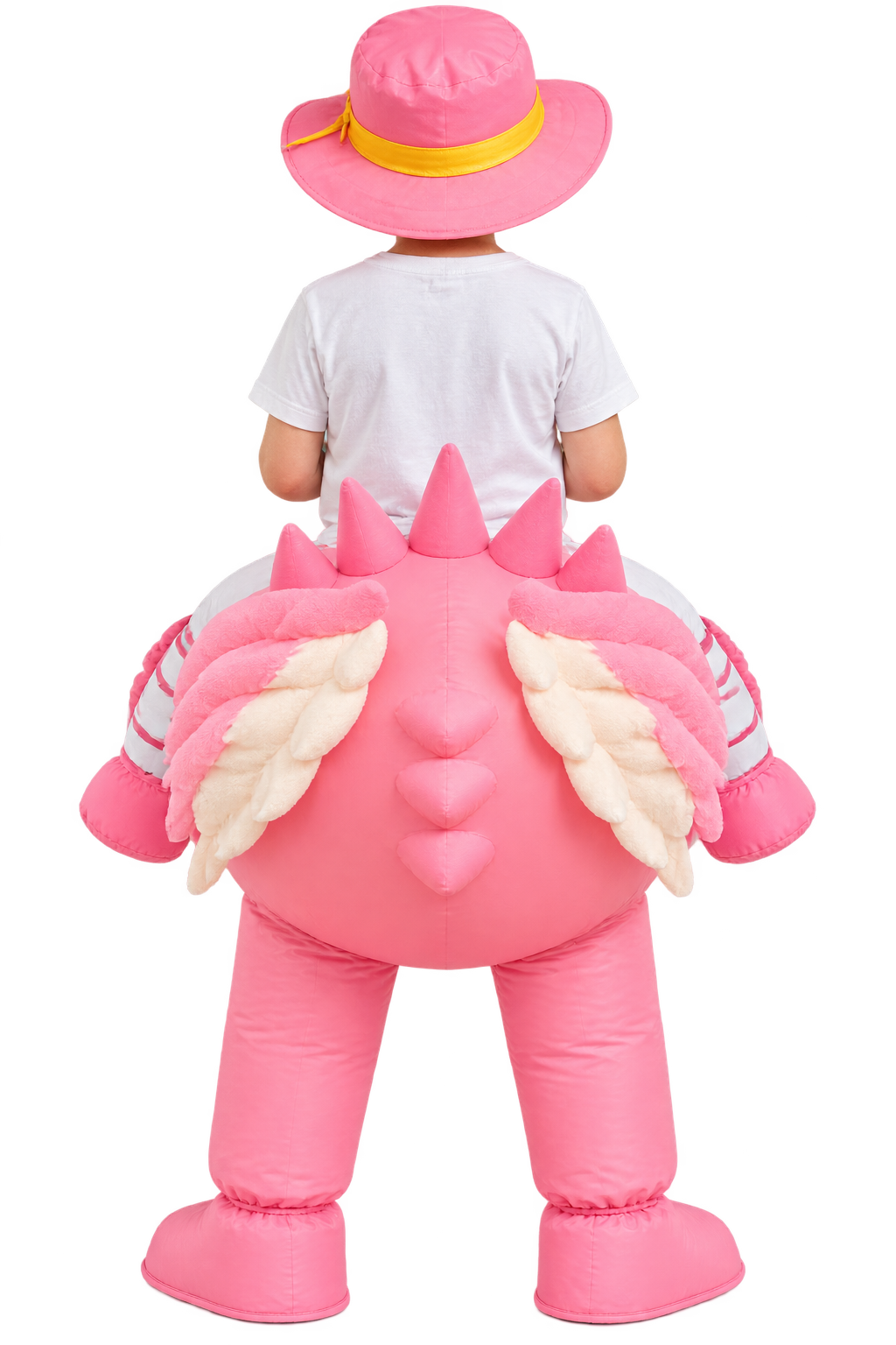 Kids Inflatable Flamingo Rider Costume – Funny Halloween Outfit