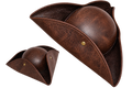 classic Pirate Hat – Faux Leather Swashbuckler Costume Hat for Halloween  Product Description: