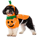 Halloween Pumpkin Dog Costume – Cute Pumpkin Outfit with Hood for Dogs