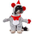 Christmas Mouse Dog Costume – Cute Santa Mouse Outfit for Dogs