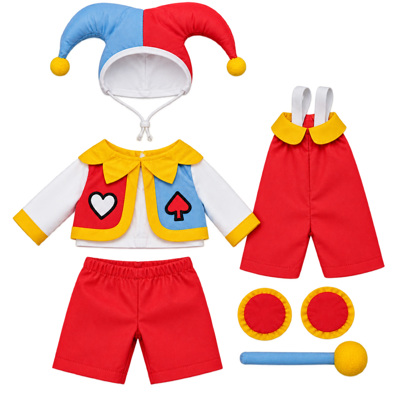Jester Dog Costume – Funny Court Jester Halloween Outfit for Dogs