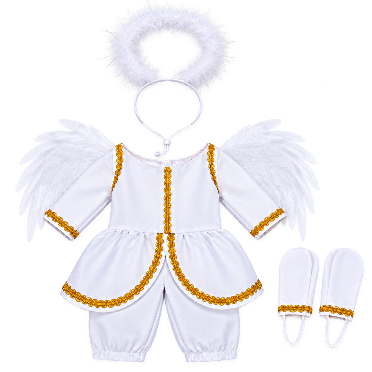 Angel Dog Costume – Cute White Angel Wings Outfit for Dogs