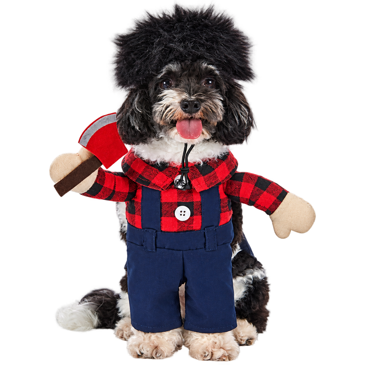 Lumberjack Dog Costume – Funny Woodsman Halloween Outfit for Dogs