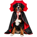 Halloween Vampire Bat Dog Costume – Dracula Cape & Bat Wing Outfit for Dogs