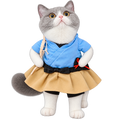 Anime Warrior Cat Costume – Japanese Samurai Style Outfit for Cats