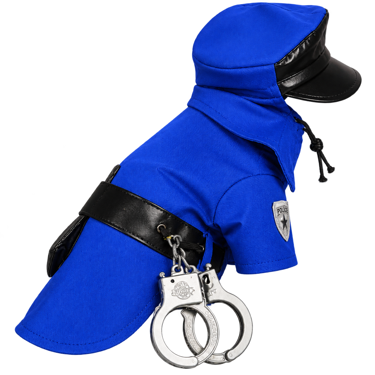 Halloween Prisoner Dog Costume – Police Escape Jail Outfit for Dogs