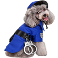 Halloween Prisoner Dog Costume – Police Escape Jail Outfit for Dogs